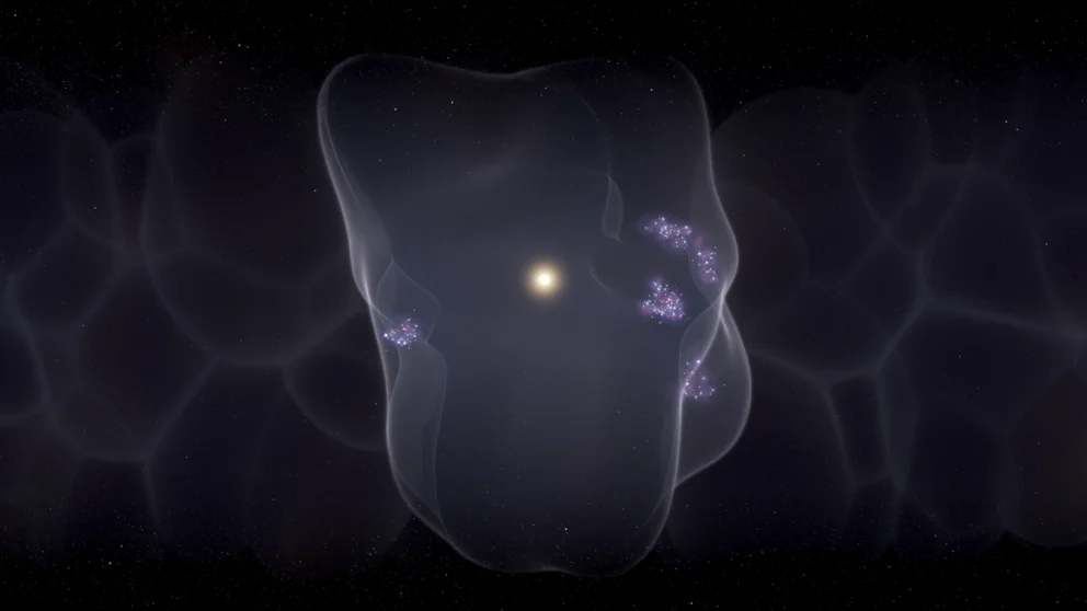 La Tierra esta dentro de una burbuja gigante